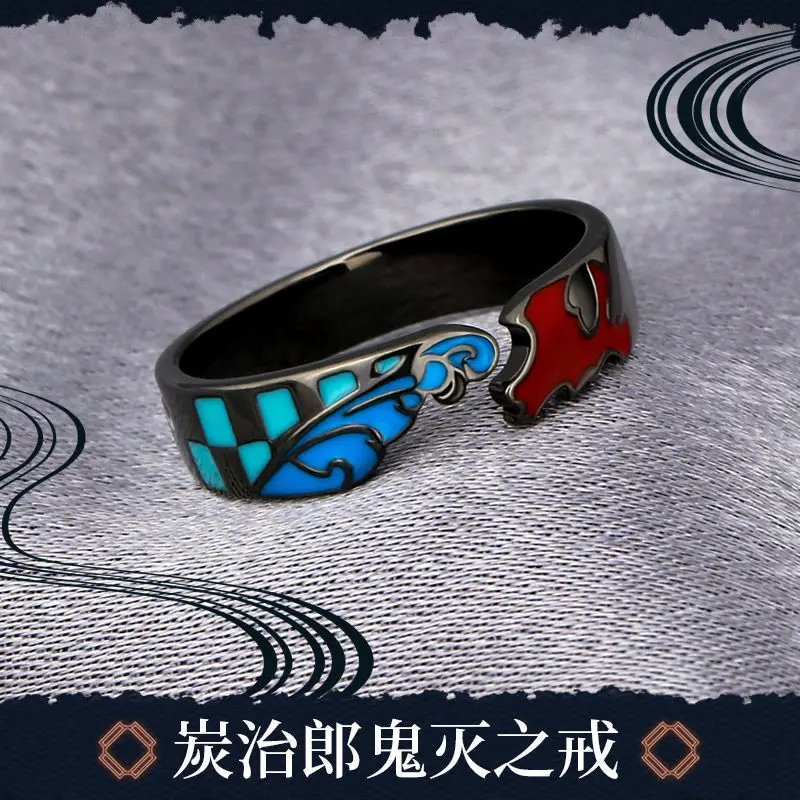 Anime Cosplay Tanjiro - Dämonentöter Kamamon Tanjiro Ring Modeschmuck Geschenk