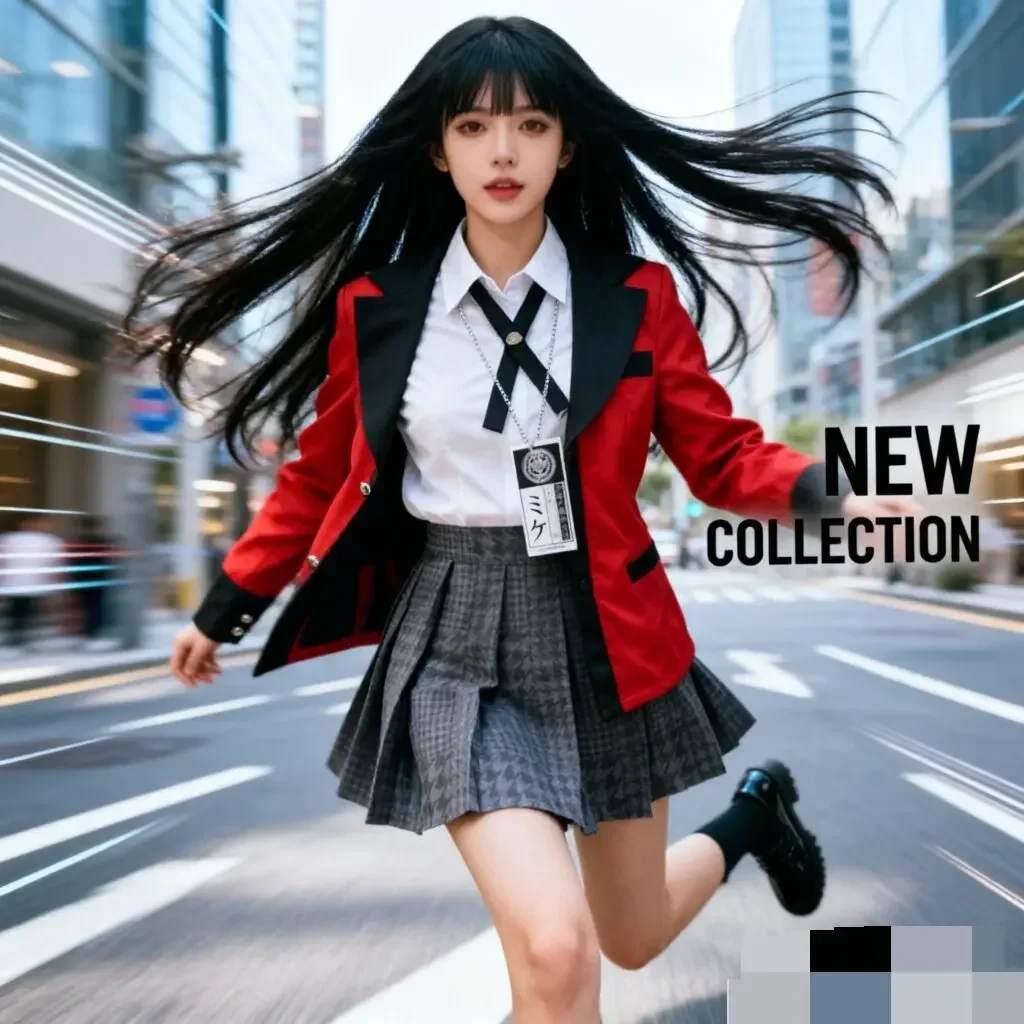 Anime Cosplay Yumeko - Anime Kakegurui Jabami Yumeko Cosplay Kostüm