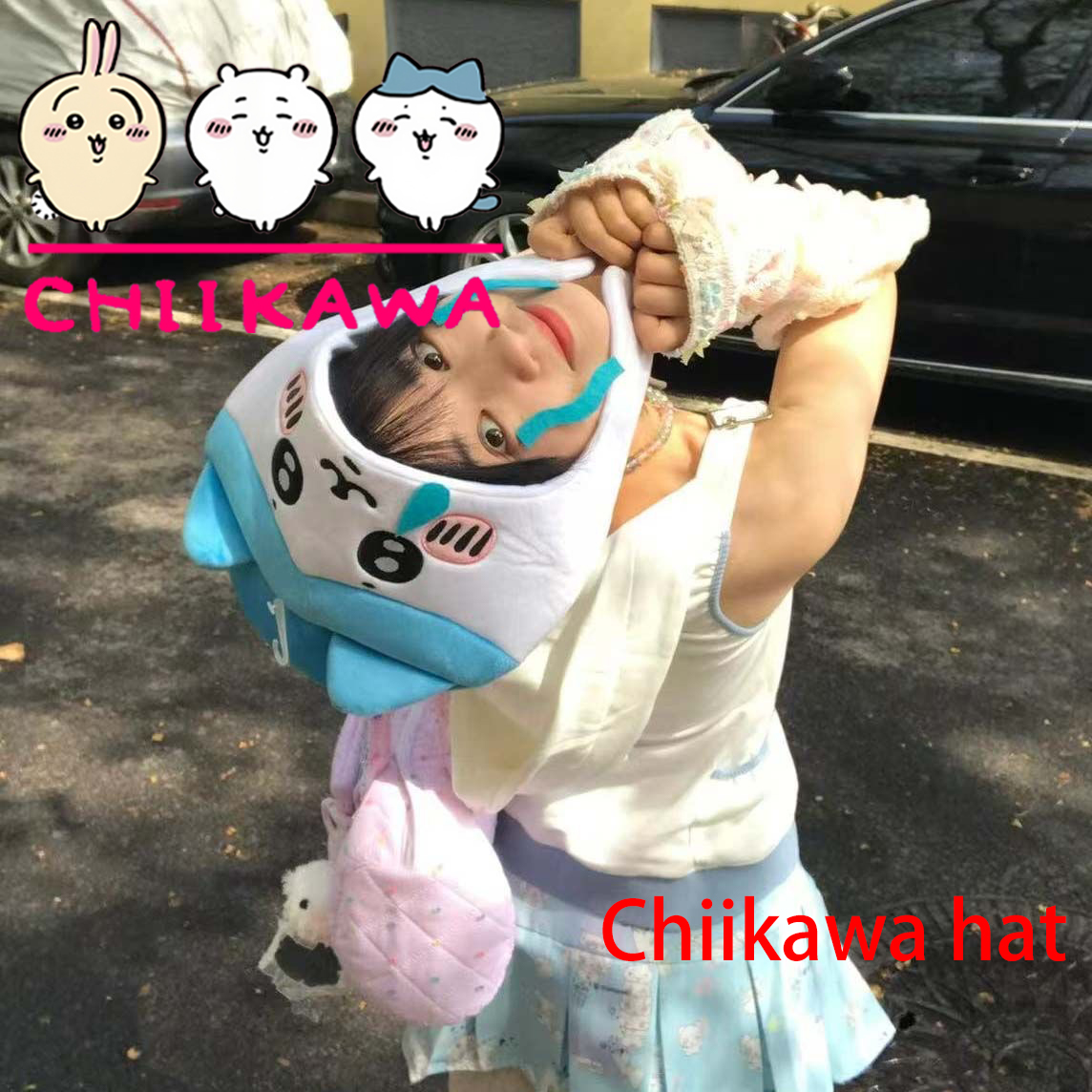Chiikawa Hachiware Usagi Hut N – Anime Cosplay Girl Photo Bewertung und Preis