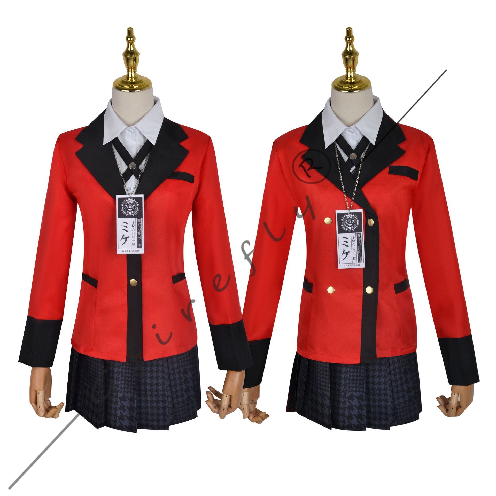 Kakegurui Cosplay-Kostüm Jyaba – Anime Cosplay Yumeko Bewertung und Preis