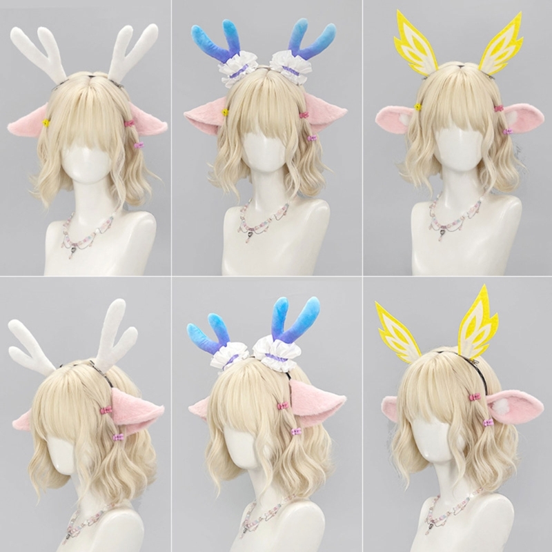 Plüsch-Hirschohren-Stirnband,  – Anime Cosplay Girl Photo Bewertung und Preis