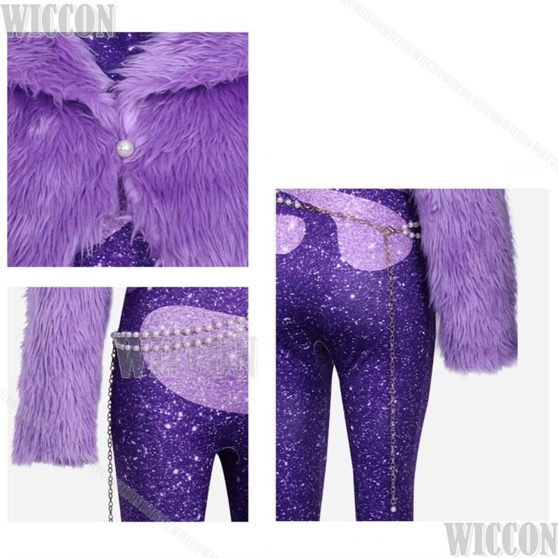 Lila Tanzanzug Pelziger Zoon C – Anime Cosplay Dance Bewertung und Preis
