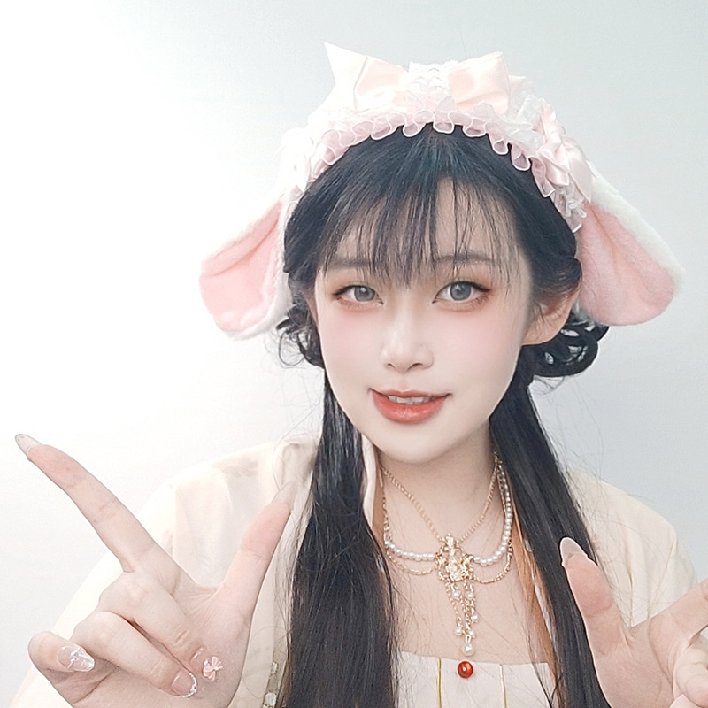 Lolita Kaninchen Ohr Stirnband – Anime Cosplay Girl Photo Bewertung und Preis
