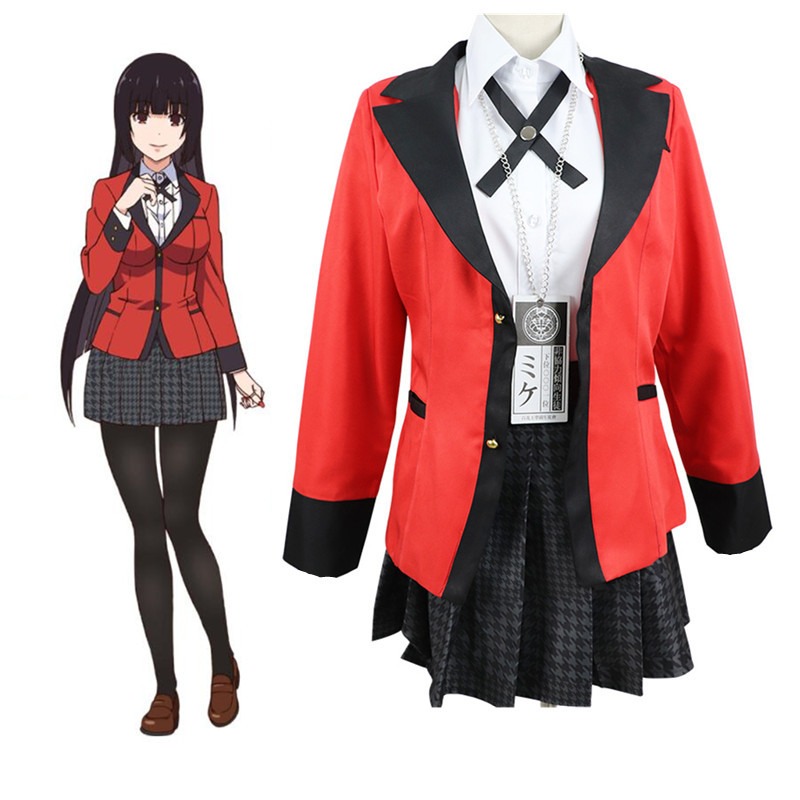 Jabami Yumeko Cosplay Kostüm H – Anime Cosplay Yumeko Bewertung und Preis