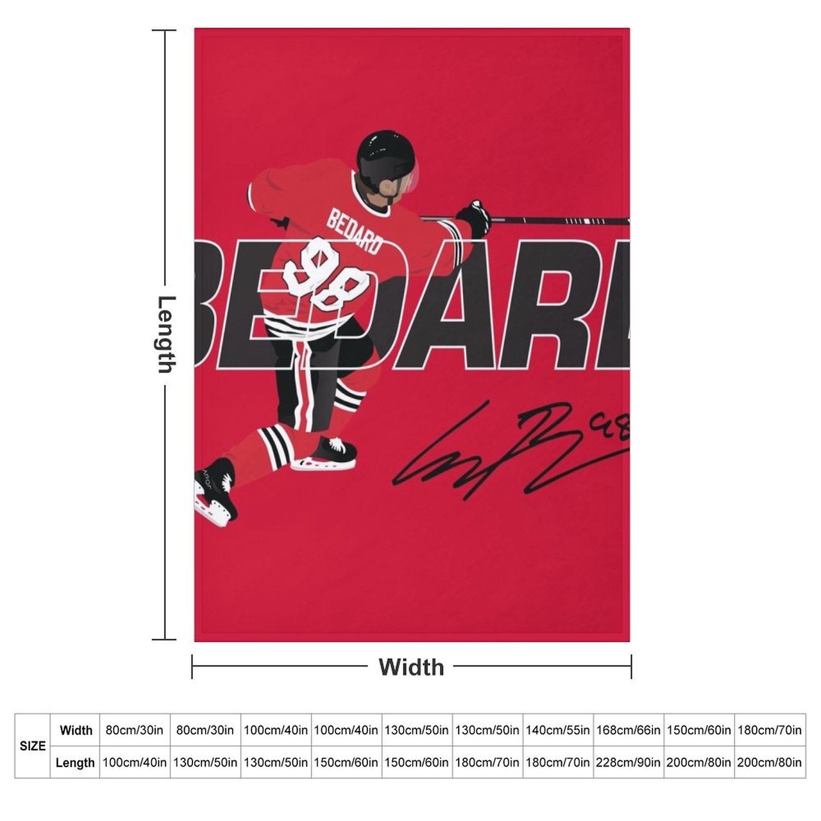 Bedard Pro Player Bold Name an – Anime Cosplay Name Bewertung und Preis