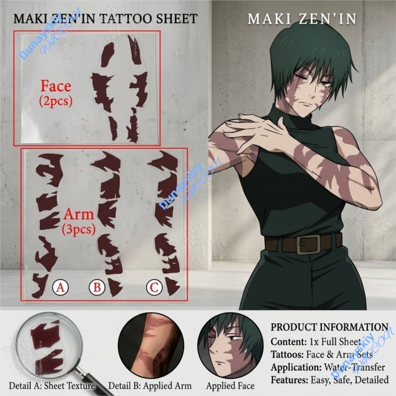 Anime Jujutsu Kaisen Zenin Mak – Anime Cosplay Jujutsu Kaisen Bewertung und Preis