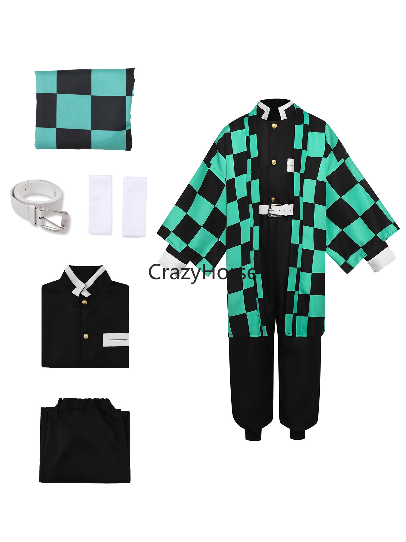 Erwachsenen-Cosplay-Kostüme vo – Anime Cosplay Tanjiro Bewertung und Preis