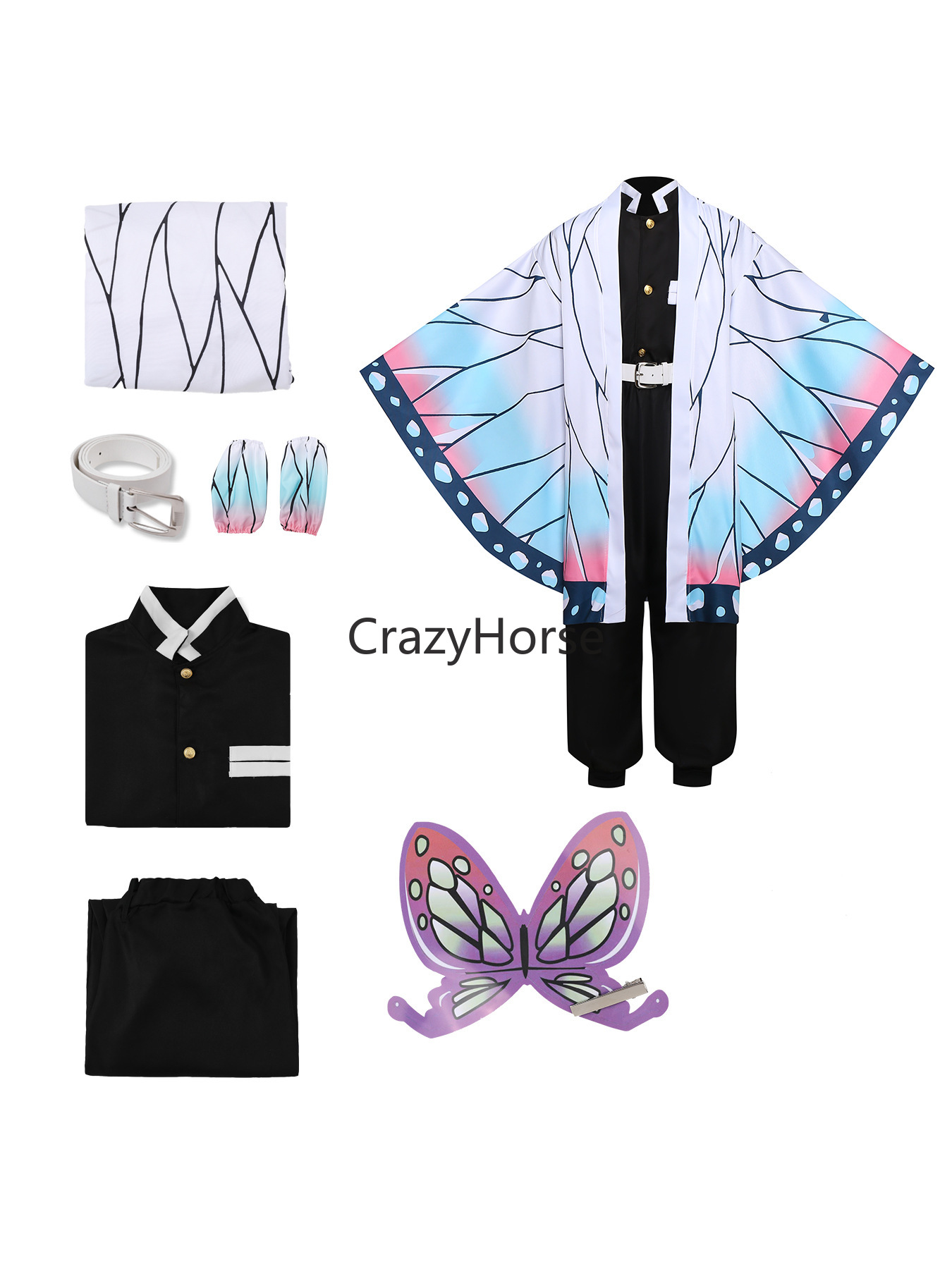 Erwachsenen-Cosplay-Kostüme vo – Anime Cosplay Tanjiro Bewertung und Preis